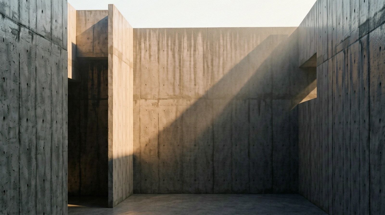 Strukturierte Architektur und Licht